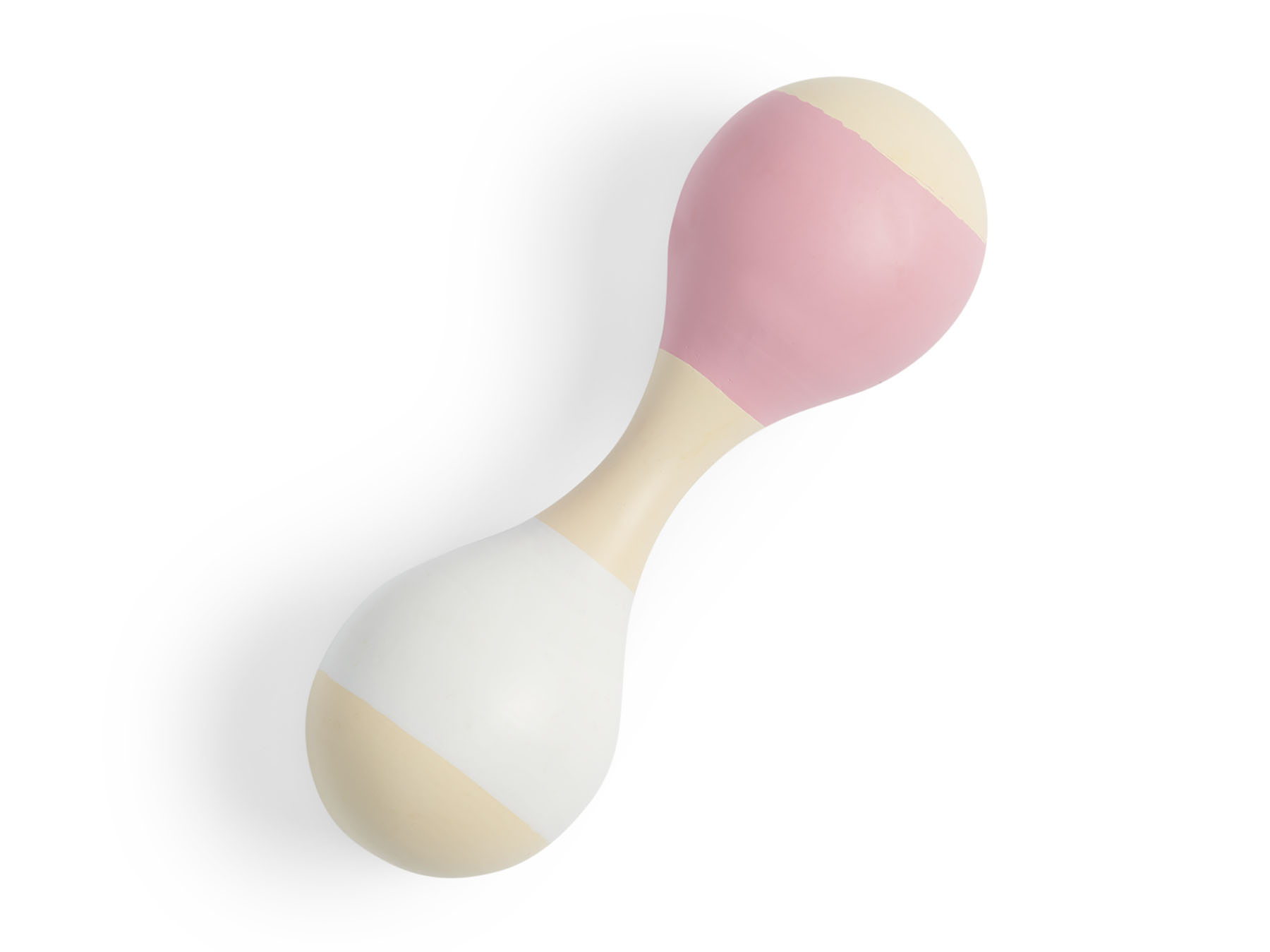 Houten rammelaar maracas - Pink