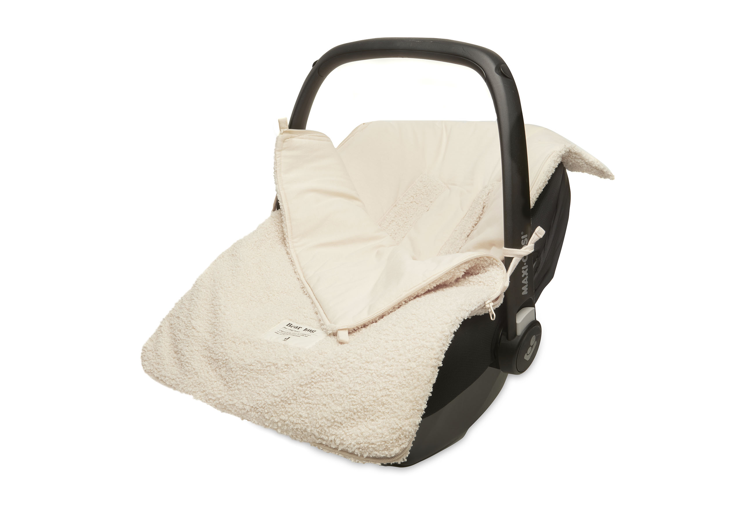 Voetenzak voor Autostoel en Kinderwagen Boucle - Naturel