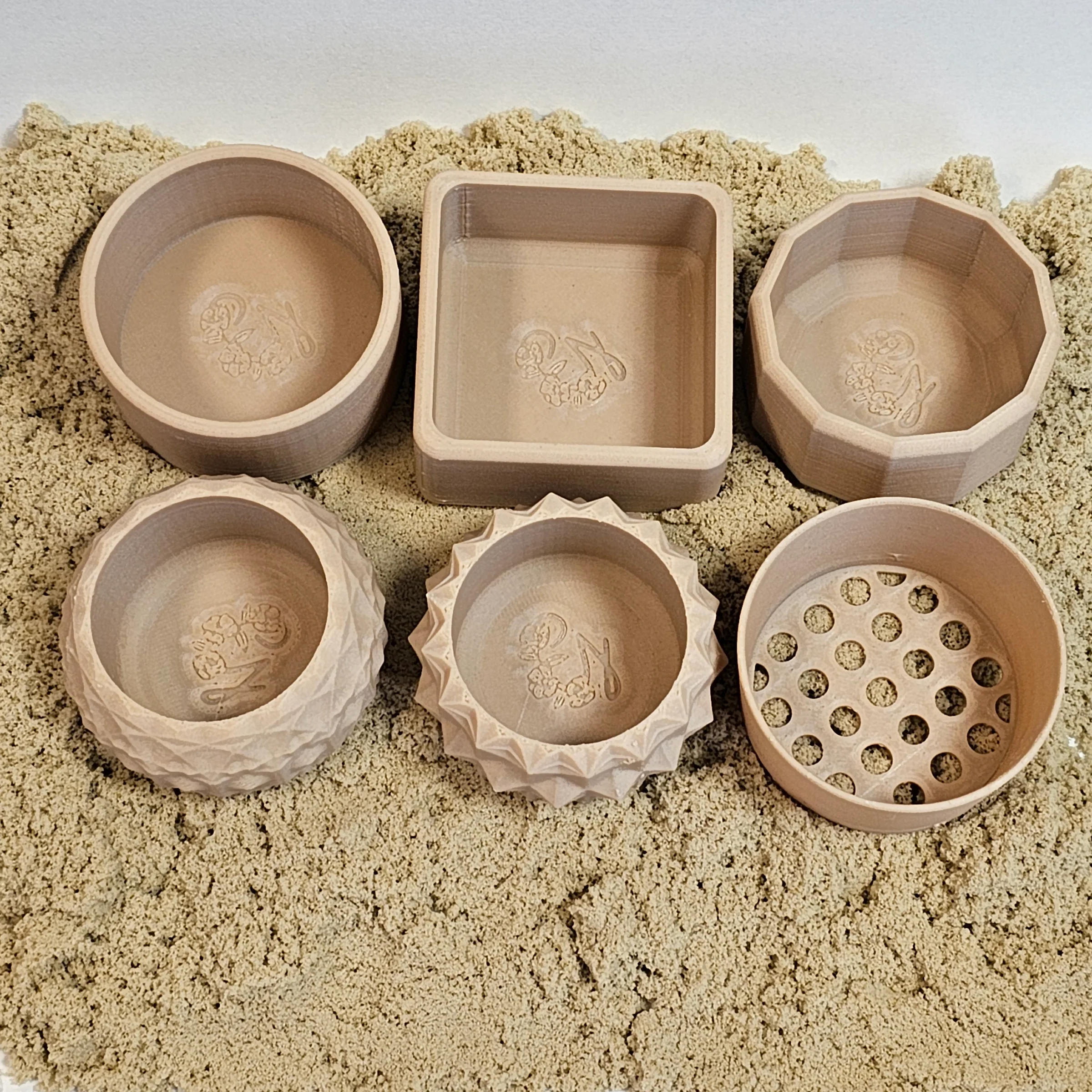 Grennn mini speelbakje - Set van 6