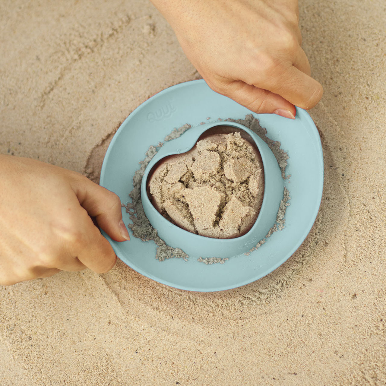 Strandvormpje Magic Shaper - Hartje - Geel