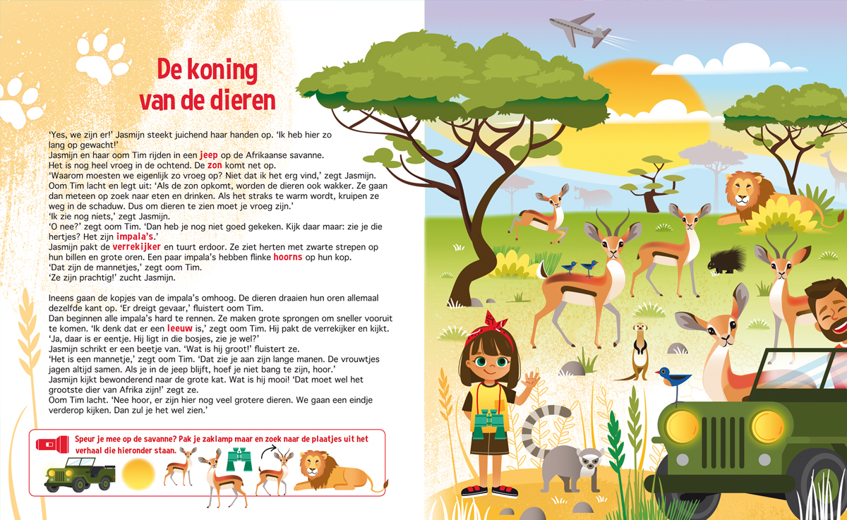 Speuren naar wilde dieren