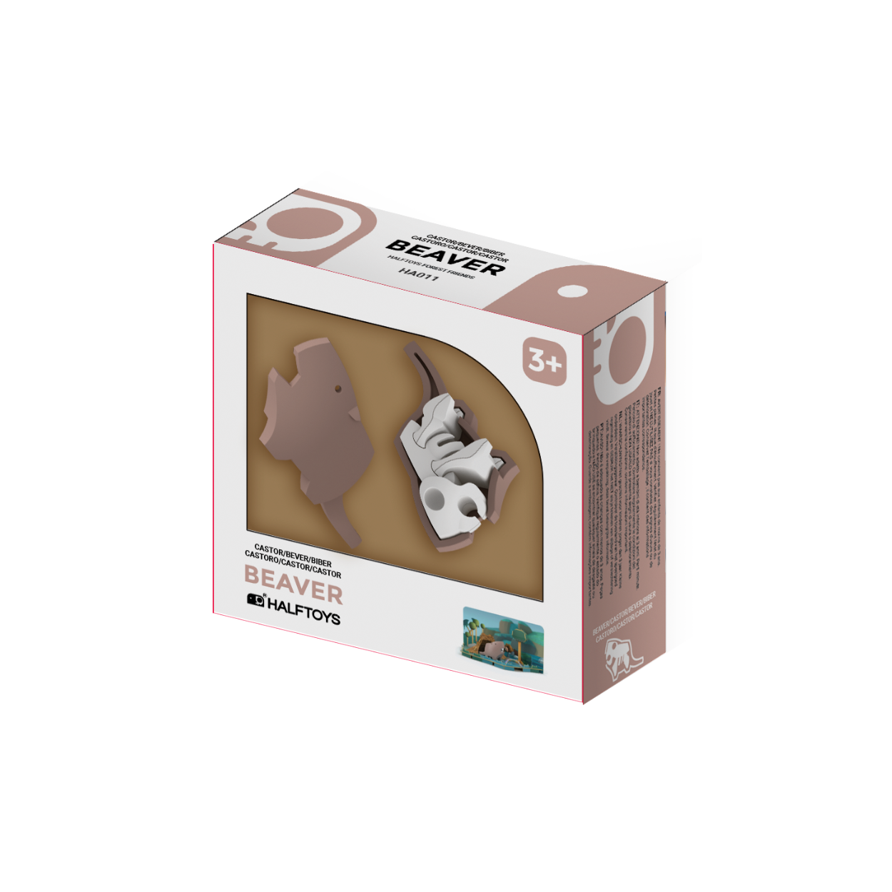 Halftoys - Forest - Bever