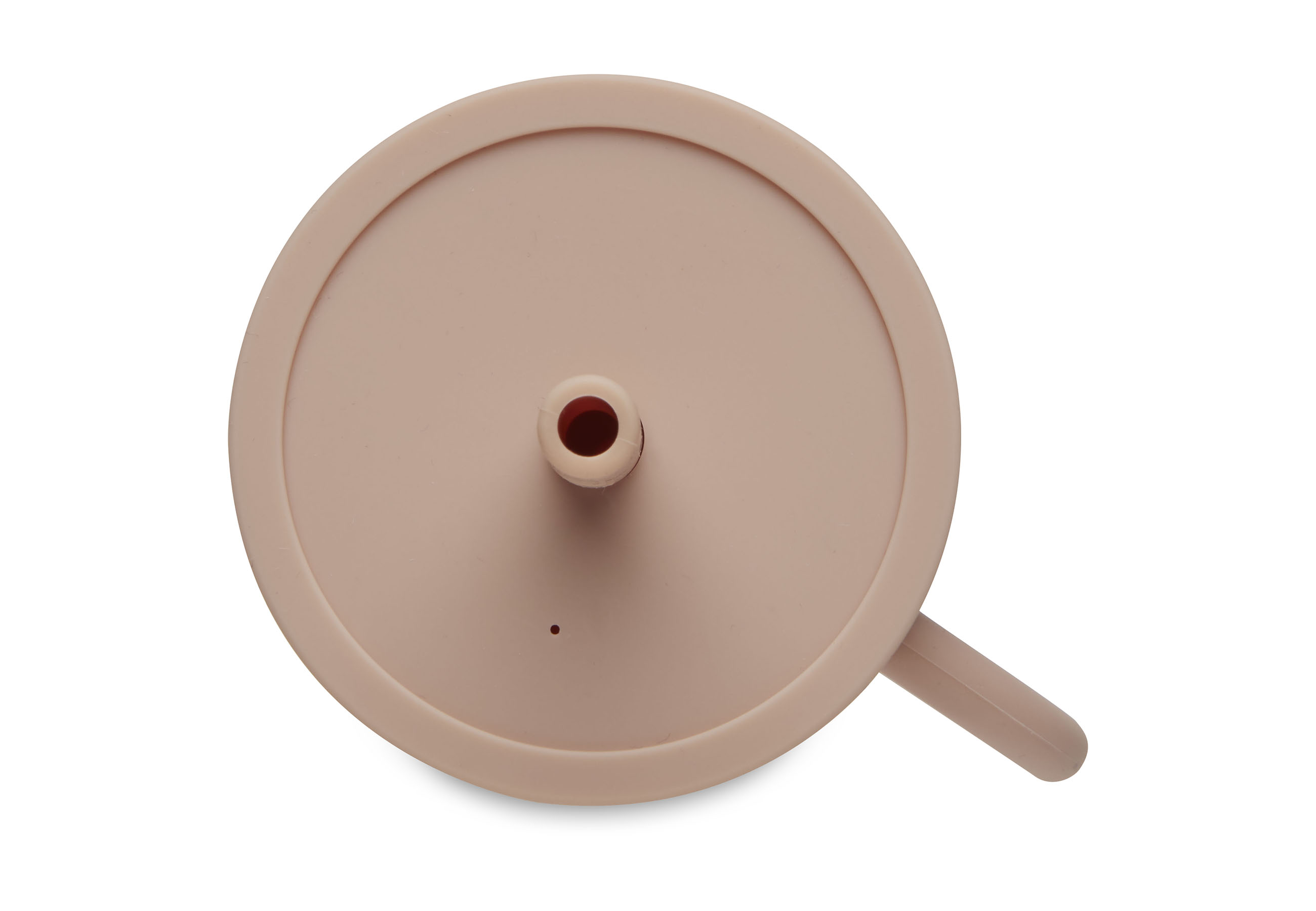 Drinkbeker Met Rietje Siliconen - Pale pink