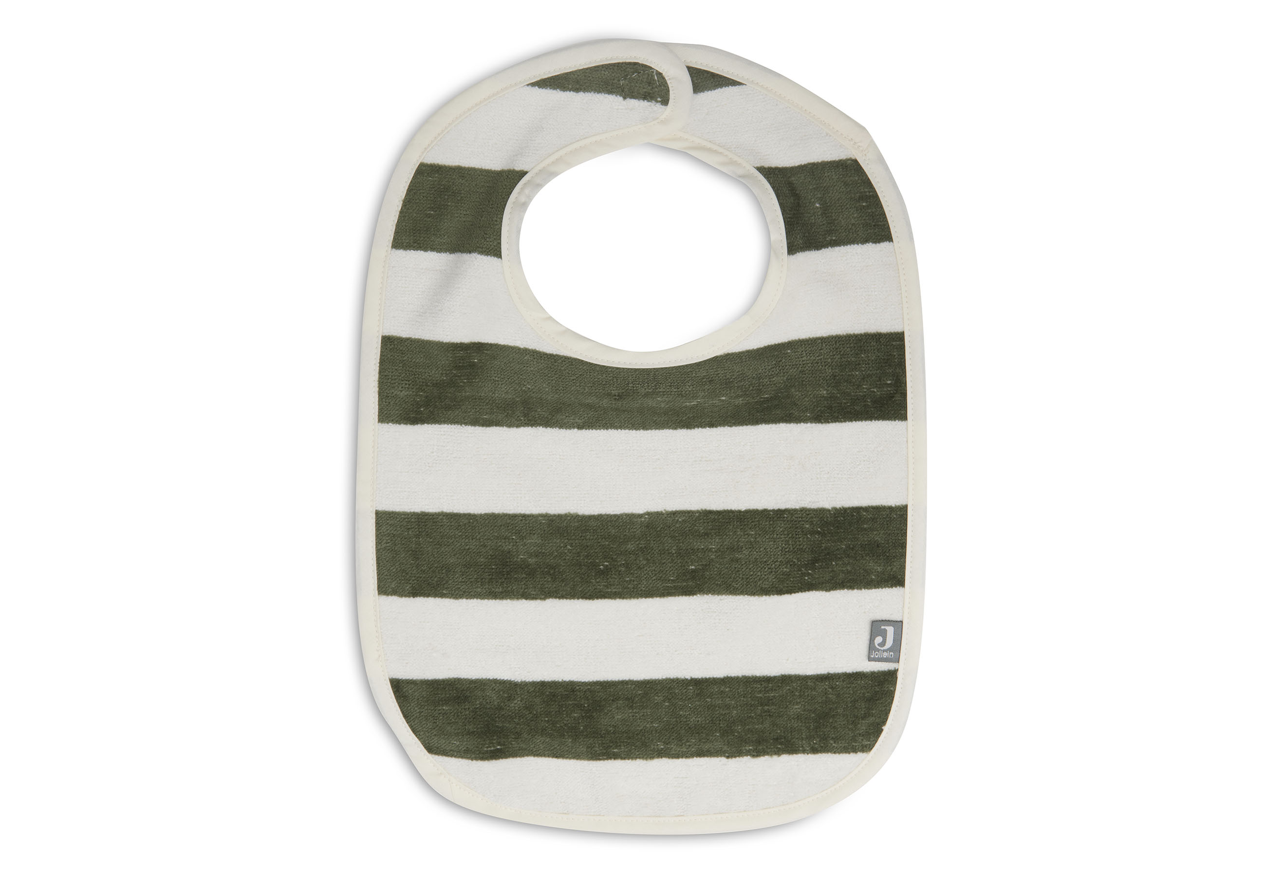 Slab Stripe Terry (2 stuks) - Leaf green - GOTS