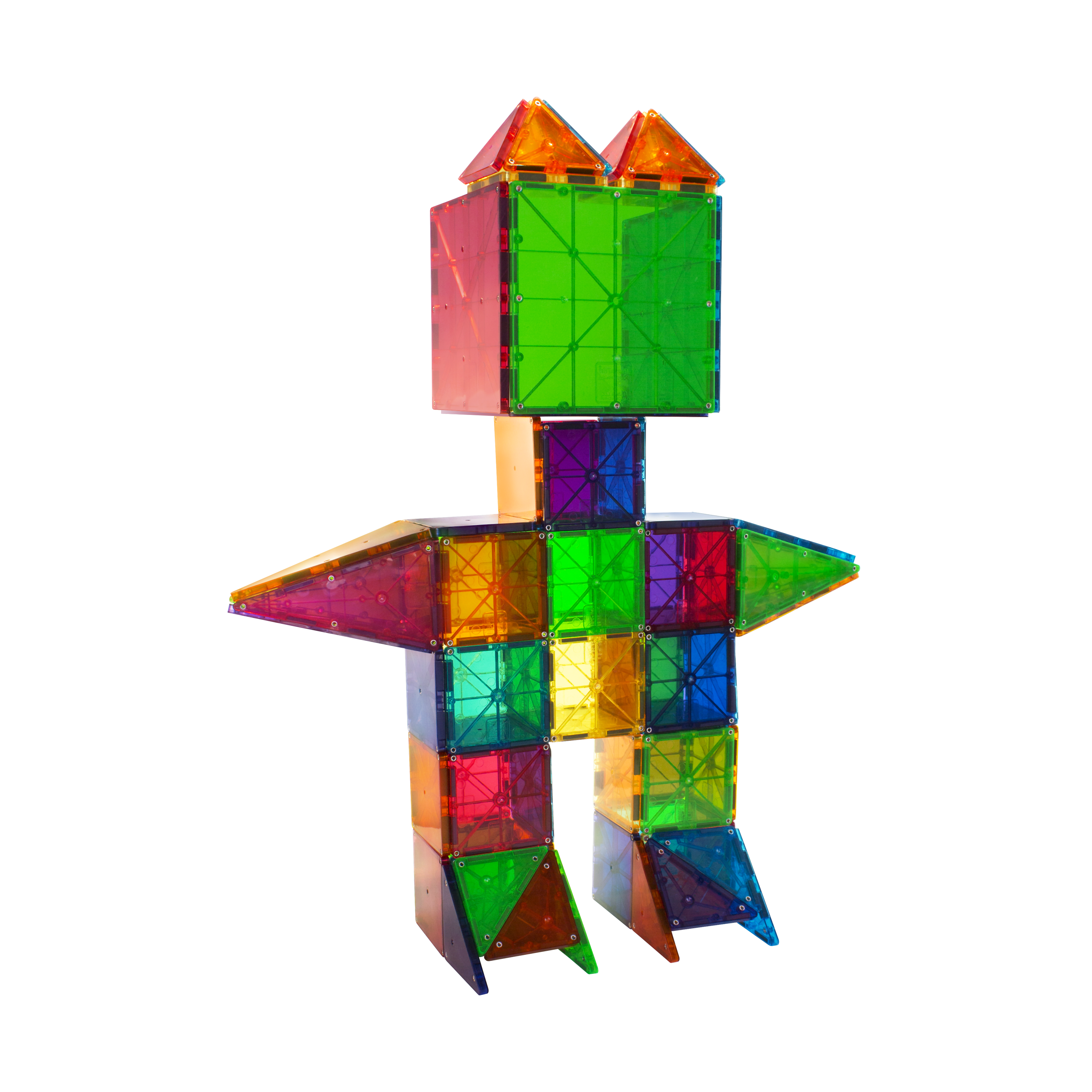 Magna-Tiles Clear Colors 100 stuks 