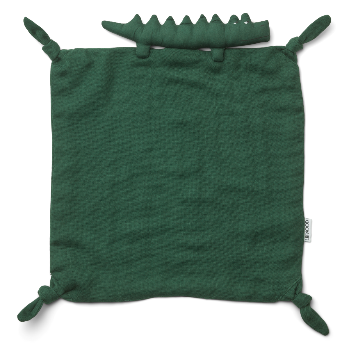 LIEWOOD Agnete Cuddle Cloth - Crocodile gargen green