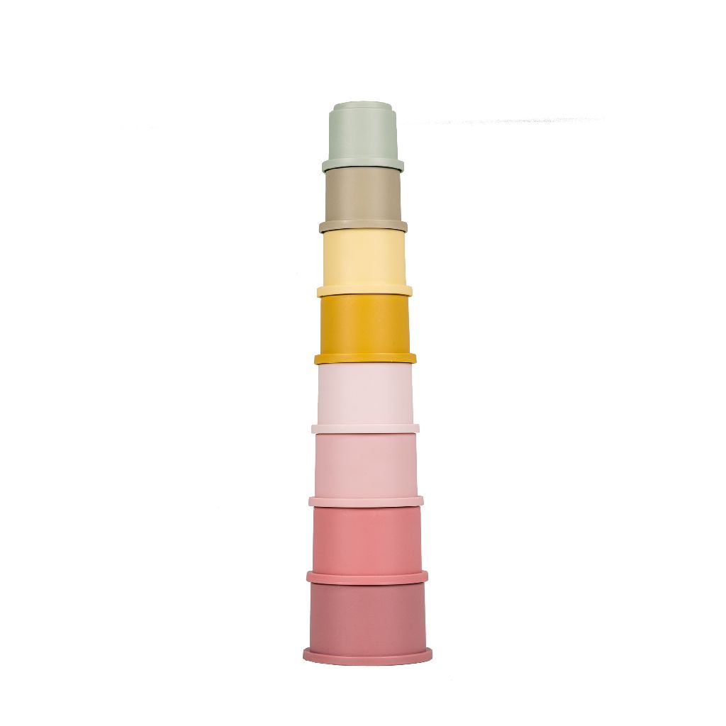 Stapelbekers - roze