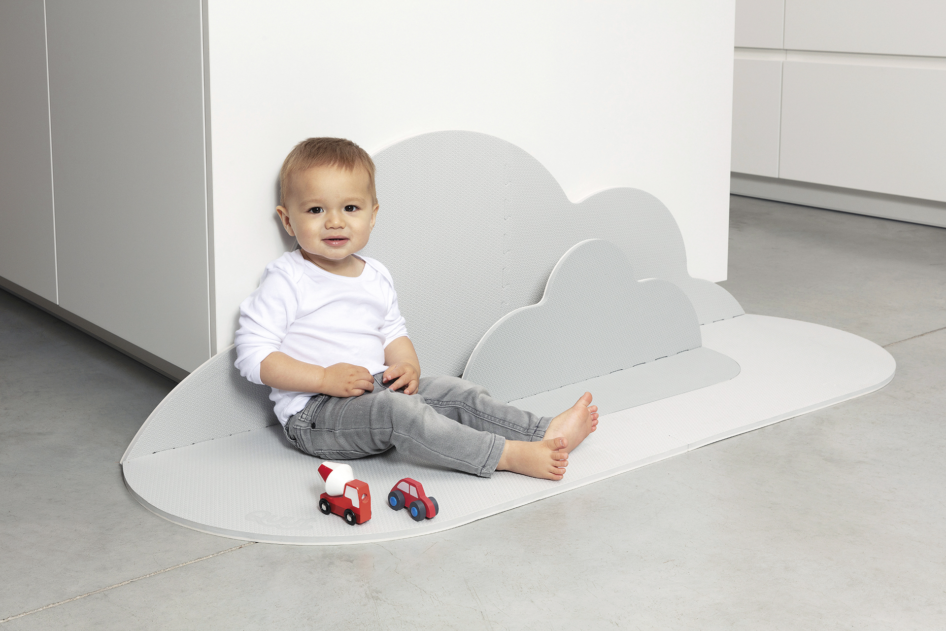 Speelmat cloud small - pearl grey