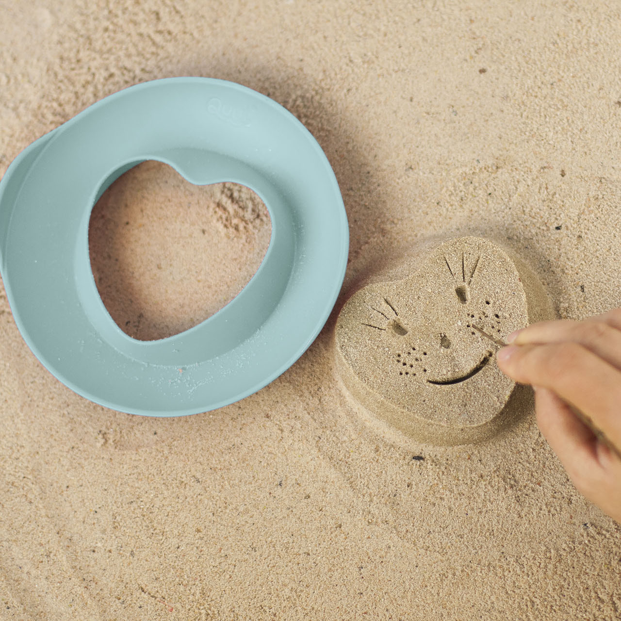 Strandvormpje Magic Shaper - Hartje - Geel
