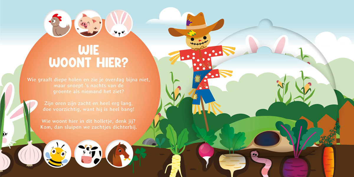 Wie woont hier? Op de boerderij