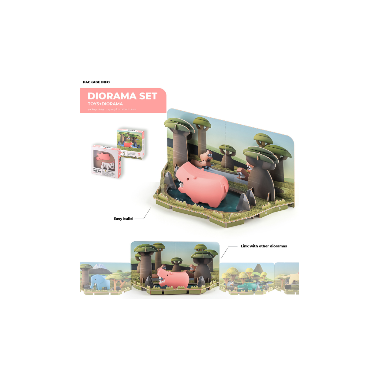 Halftoys - Savannah - Nijlpaard