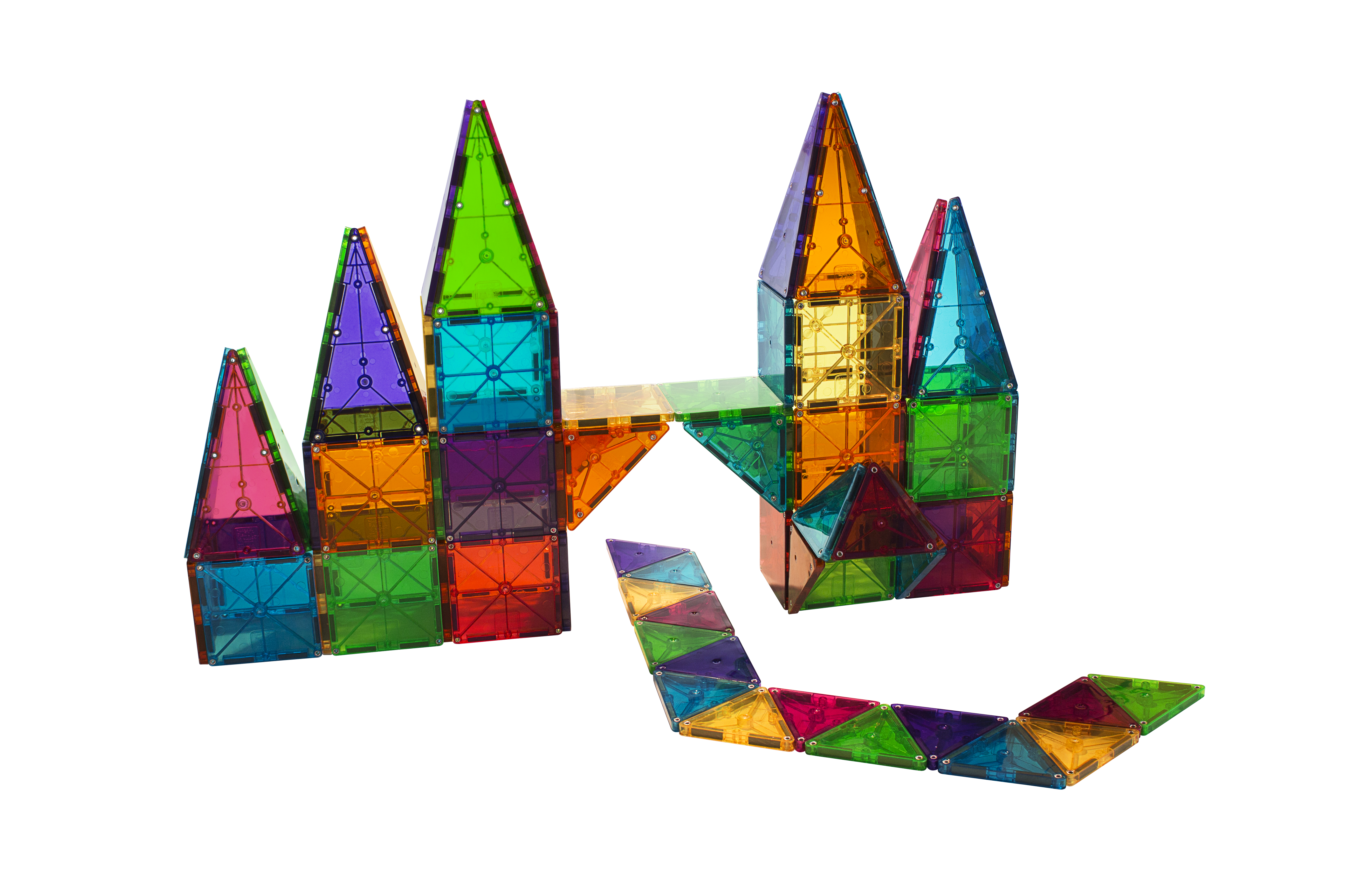Magna-Tiles Clear Colors 100 stuks 