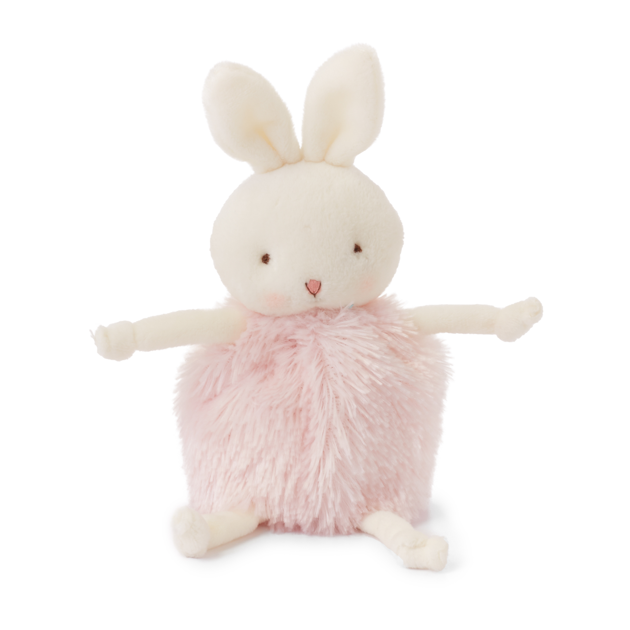 Roly-poly knuffel konijn - roze