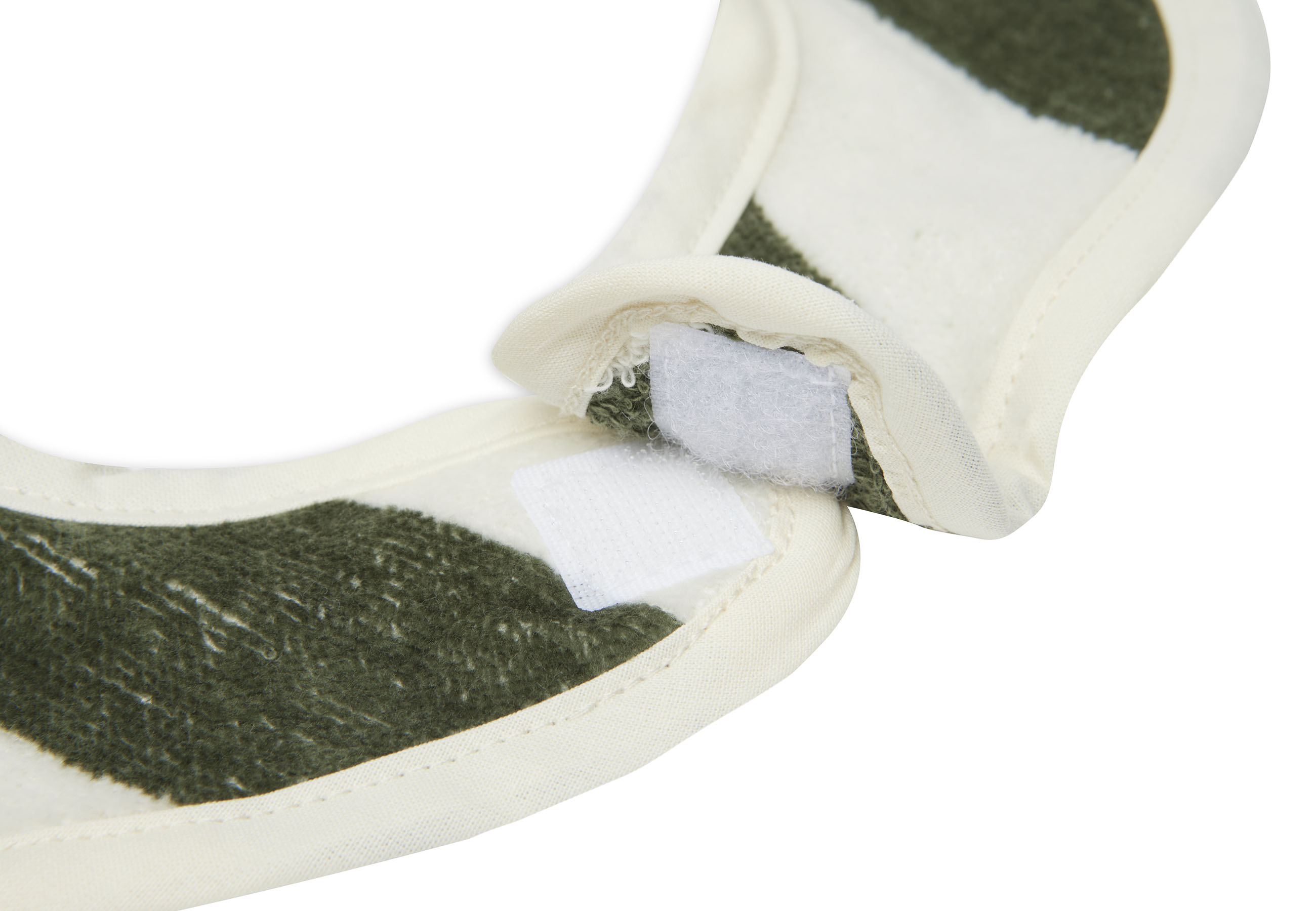 Slab Stripe Terry (2 stuks) - Leaf green - GOTS