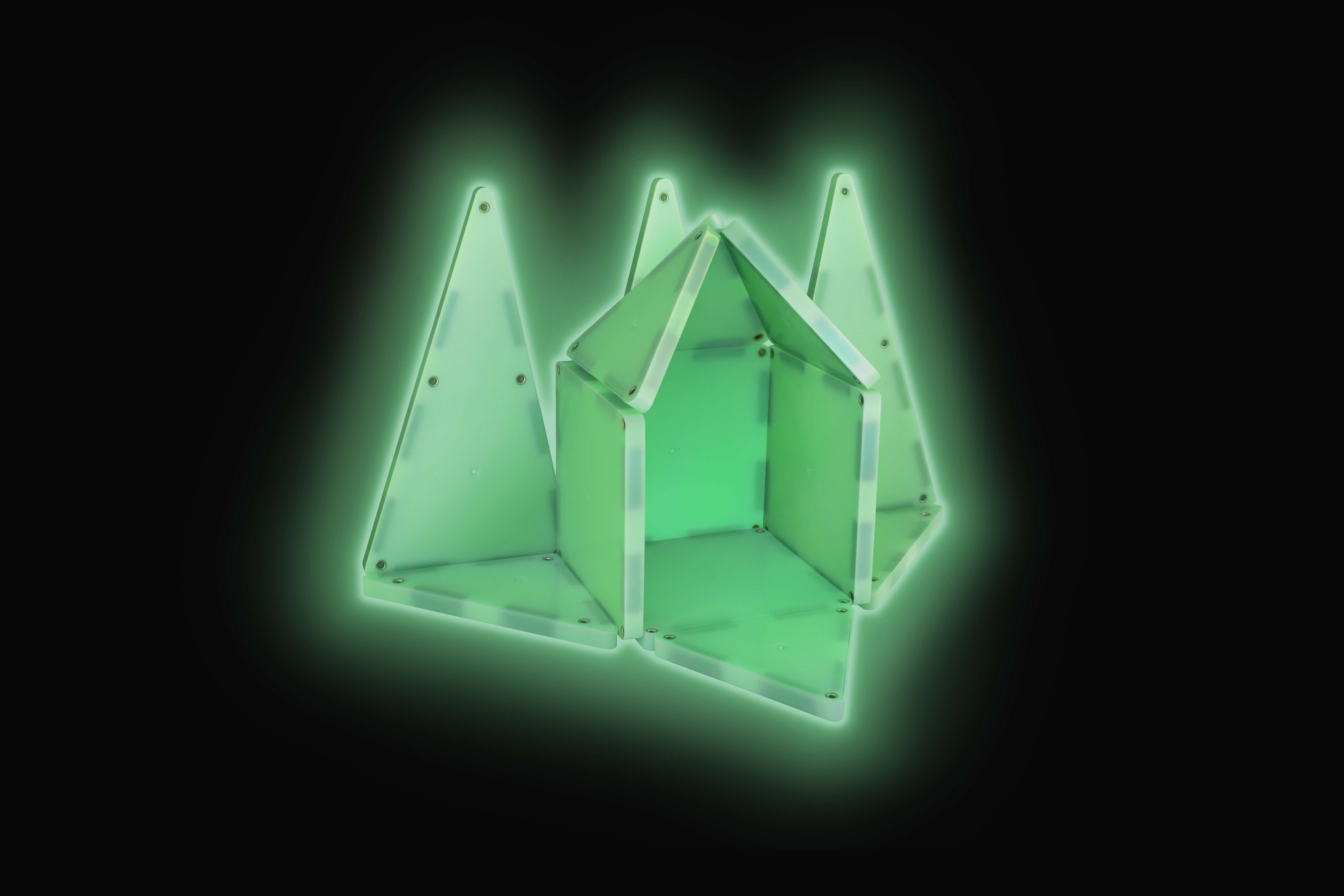 MAGNA-TILES Glow In The Dark 16 stuks