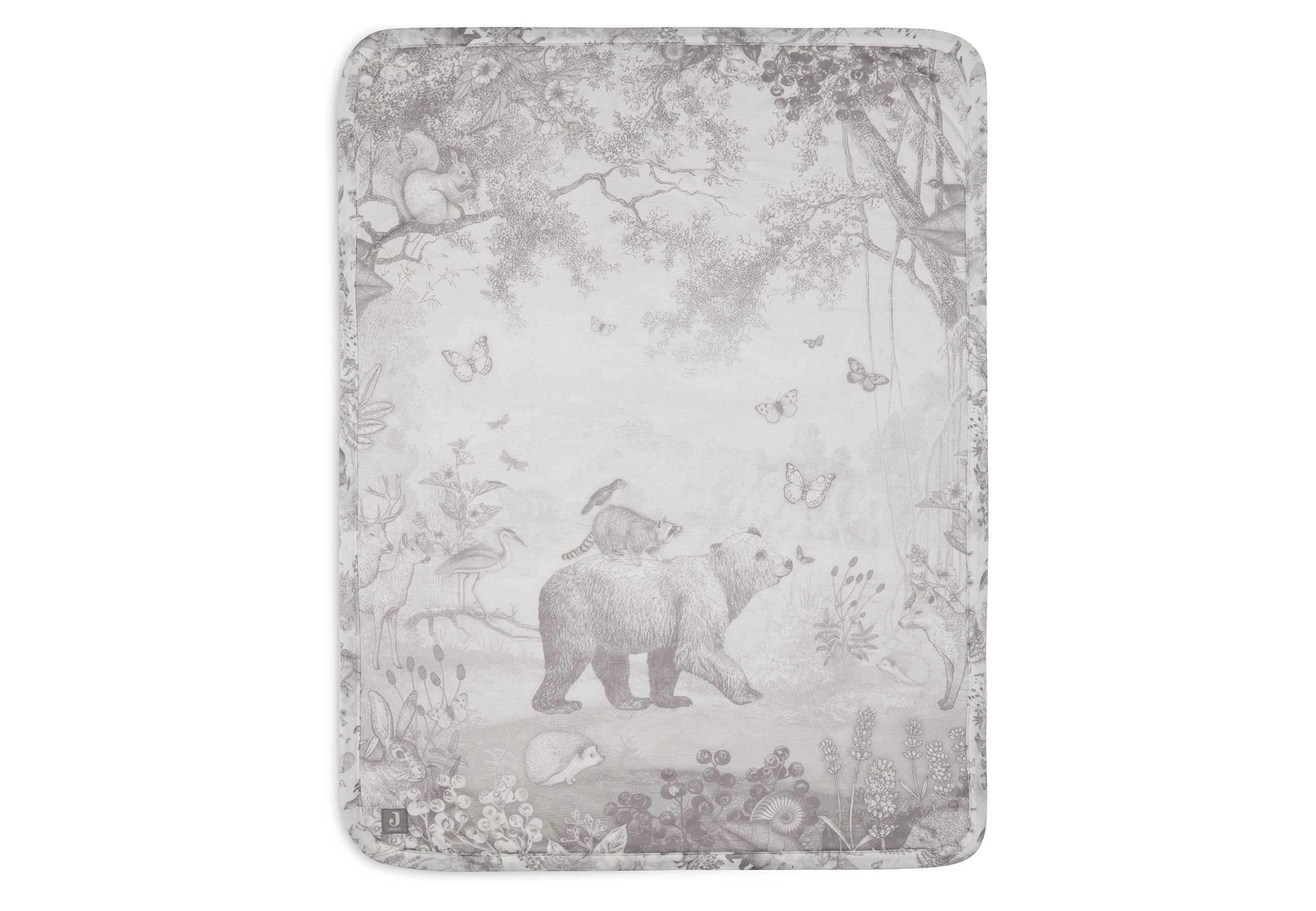 Wieg Deken 75x100cm Pimpelmees - Forest Animals