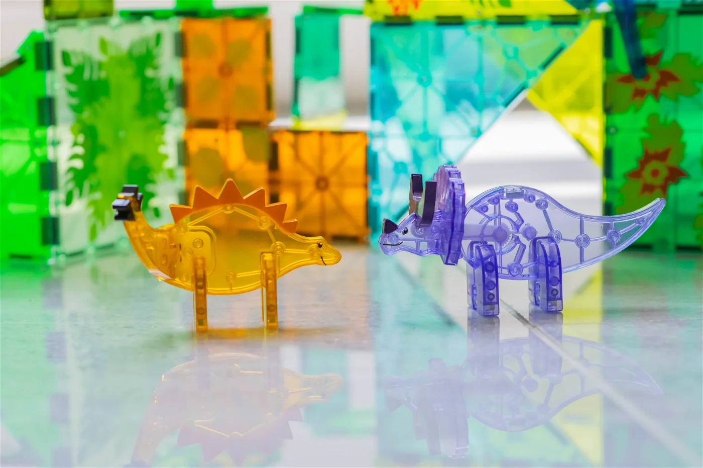 MAGNA-TILES Dino World XL 50 stuks