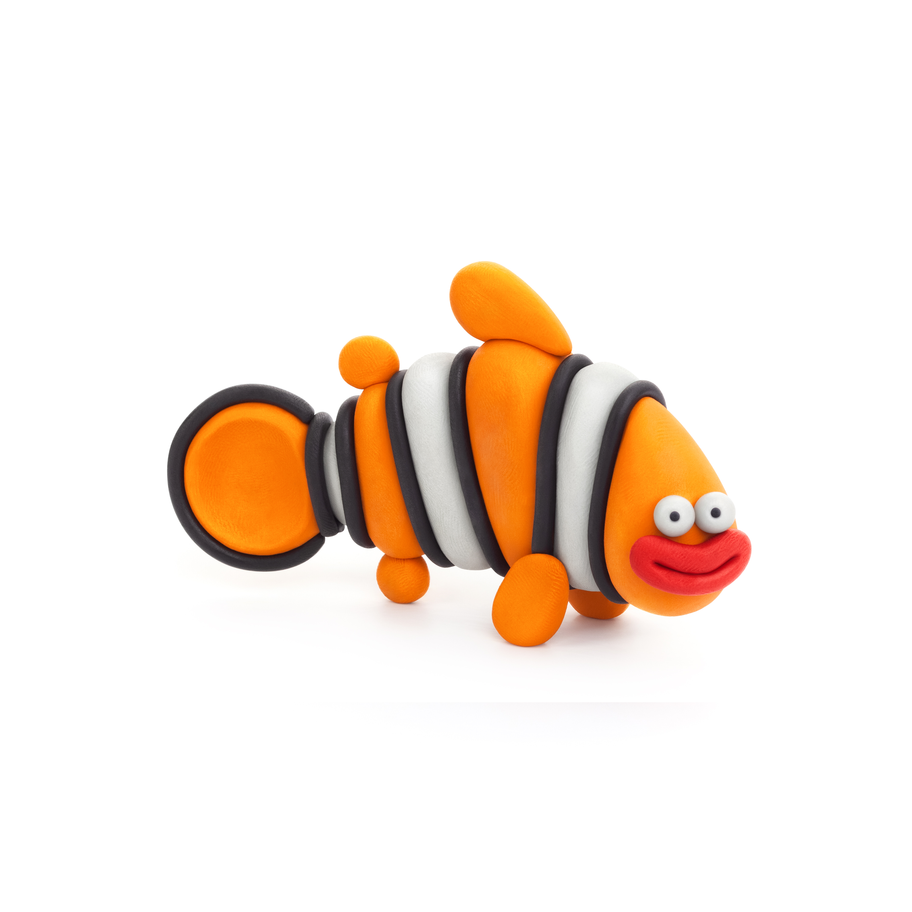 Boetseerklei Oceaan - 1 figuur - Clown vis