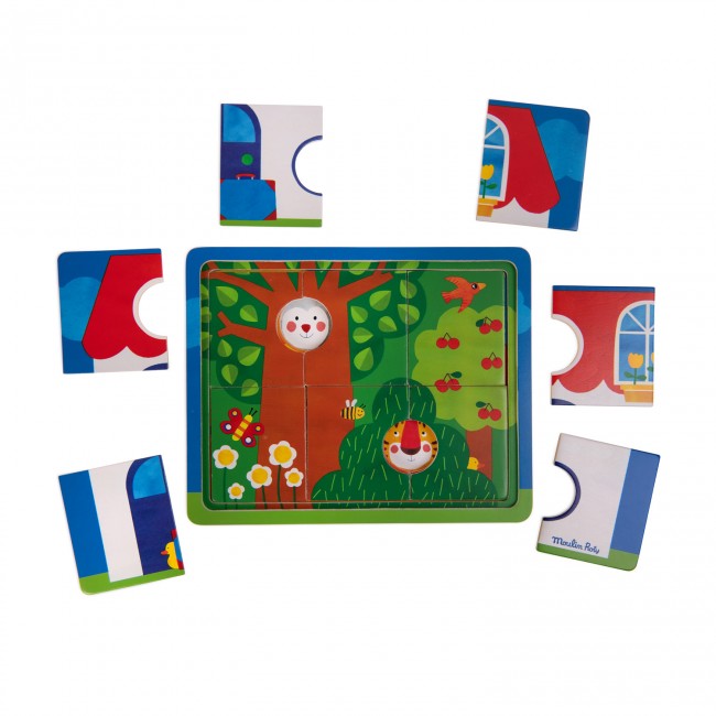 Puzzel met 3 niveaus
