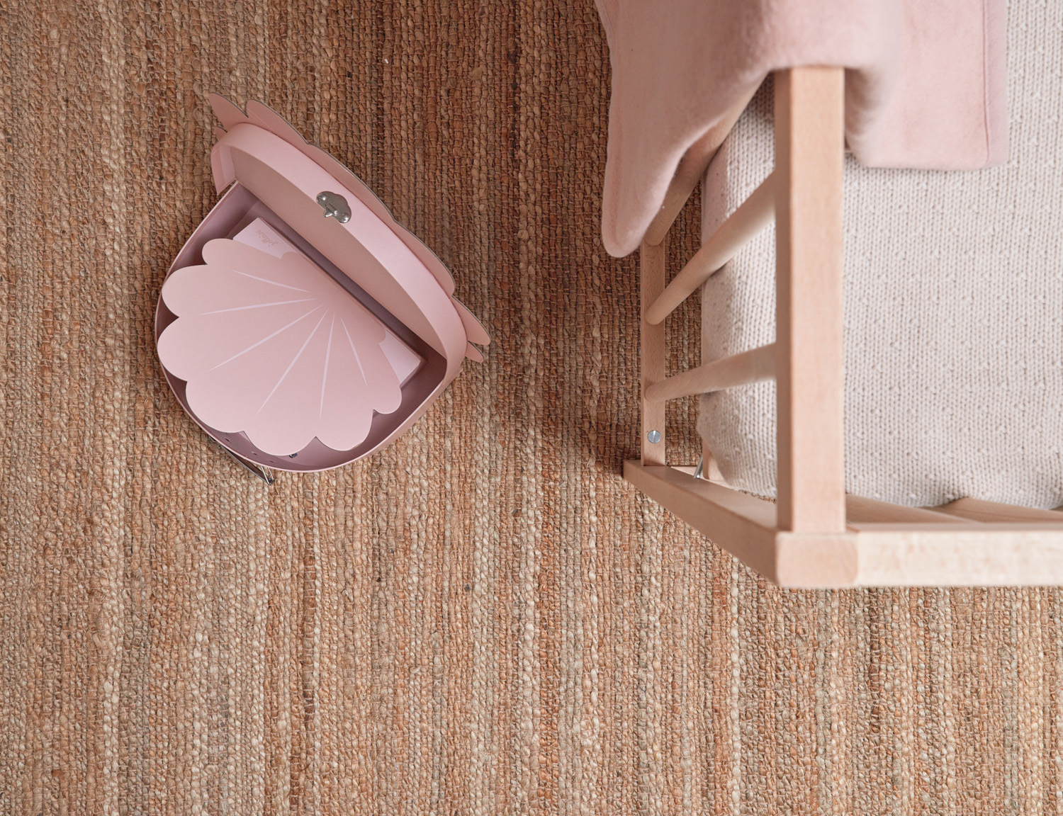 Speelkoffertjes Schelp (2 stuks) - Pale pink
