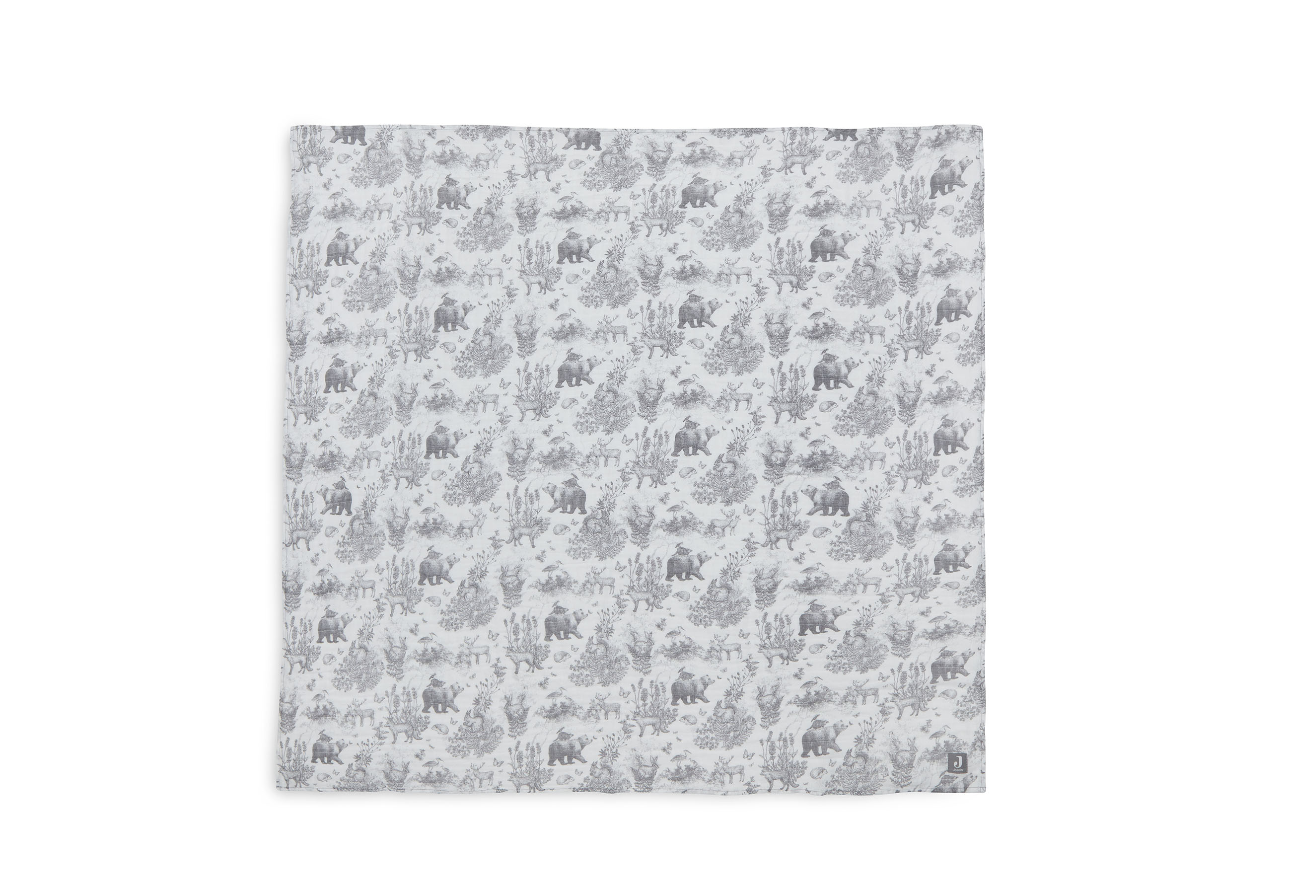 Hydrofiel Multidoek 115x115cm Pimpelmees - Forest animals