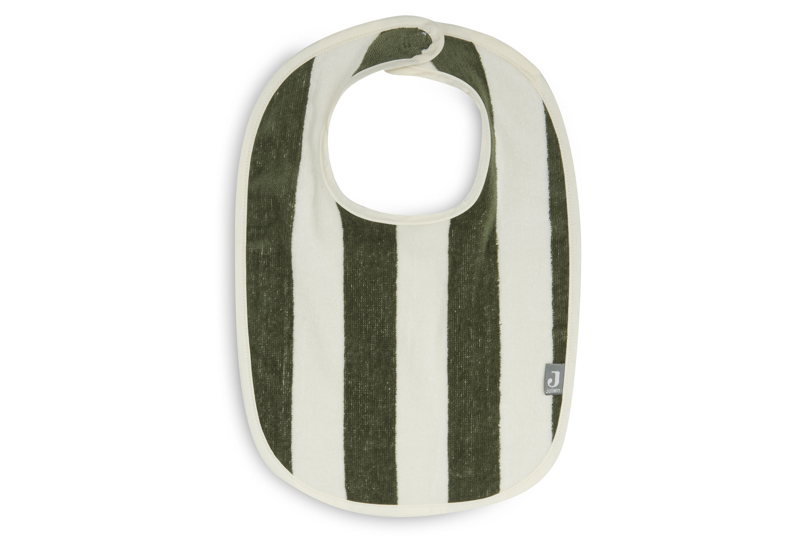 Slab Stripe Terry (2 stuks) - Leaf green - GOTS