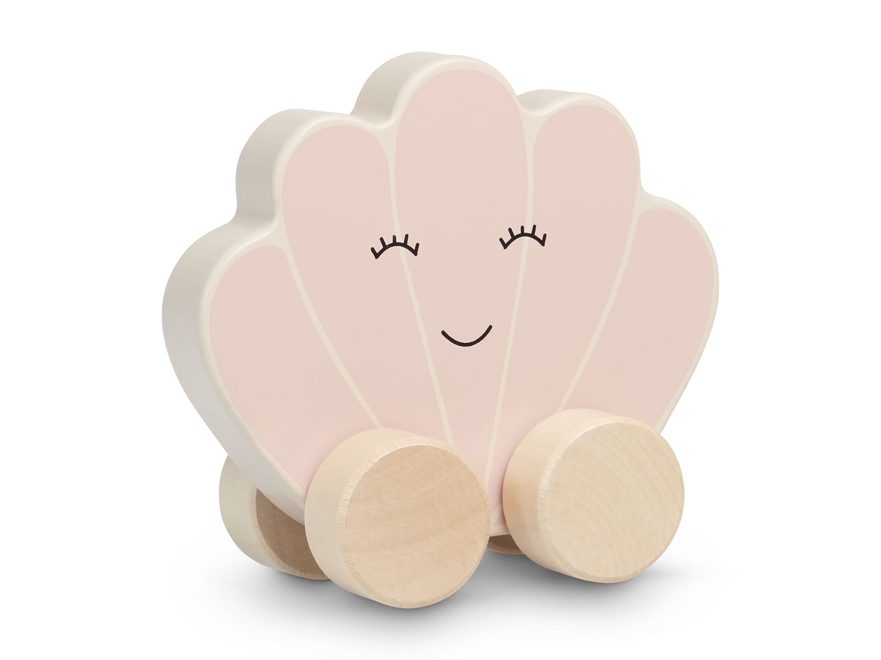 Houten speelgoedauto - Schelp 