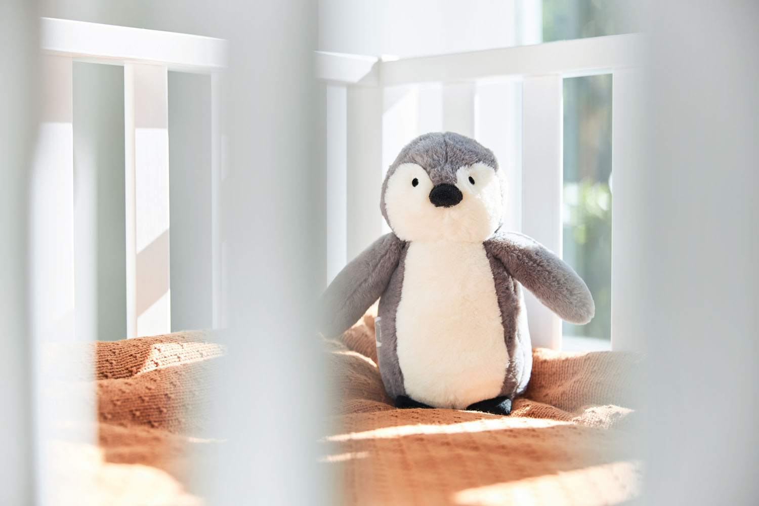 Knuffel pinguïn - Storm grey