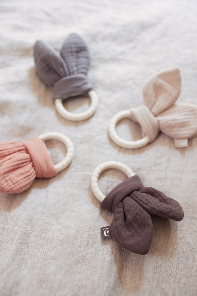 Bijtring Bunny ears - Storm grey
