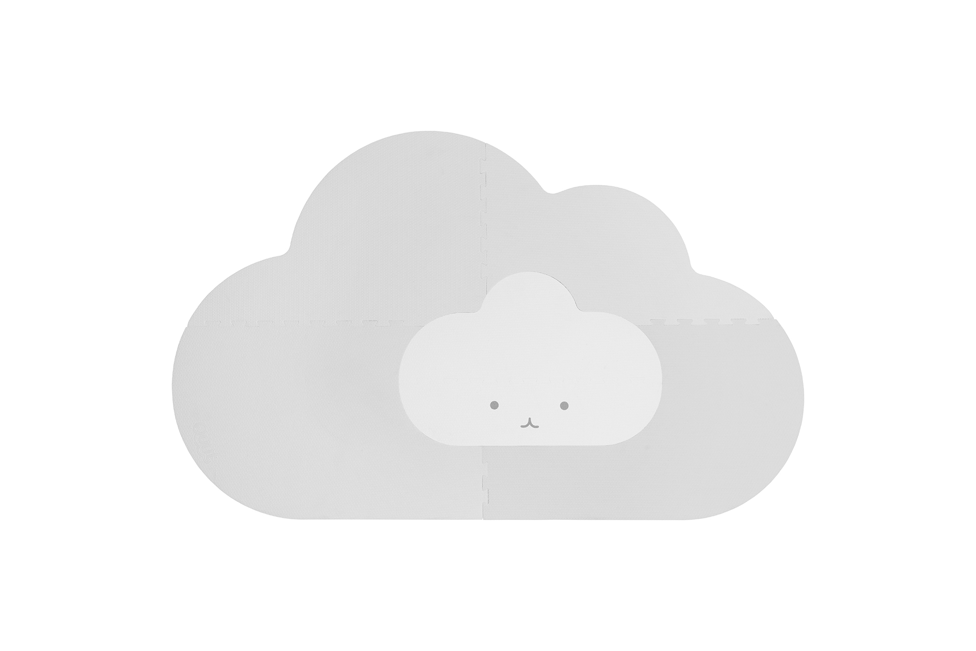 Speelmat cloud small - pearl grey Speelmat cloud small - pearl grey