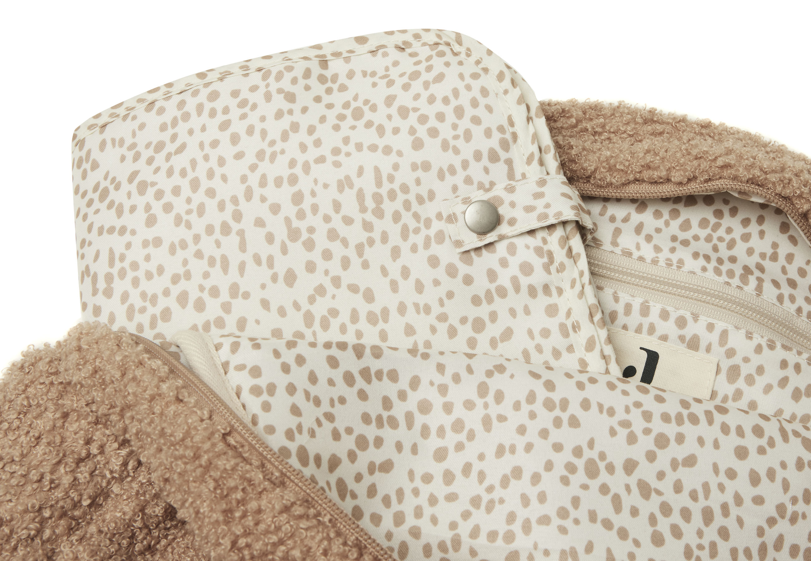 Luiertas rugzak Boucle - Biscuit