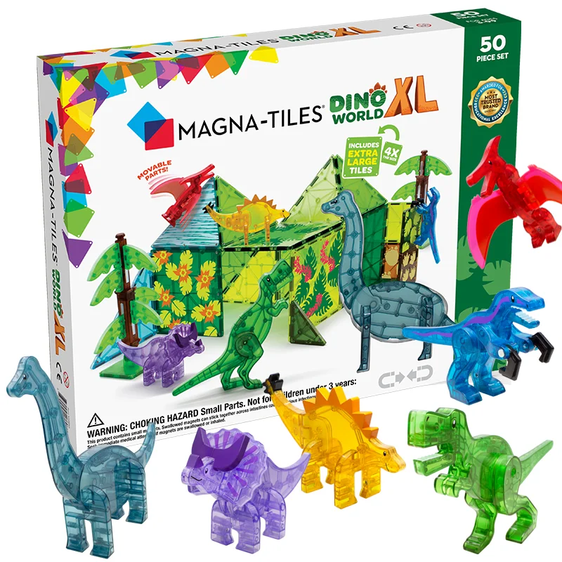 MAGNA-TILES Dino World XL 50 stuks
