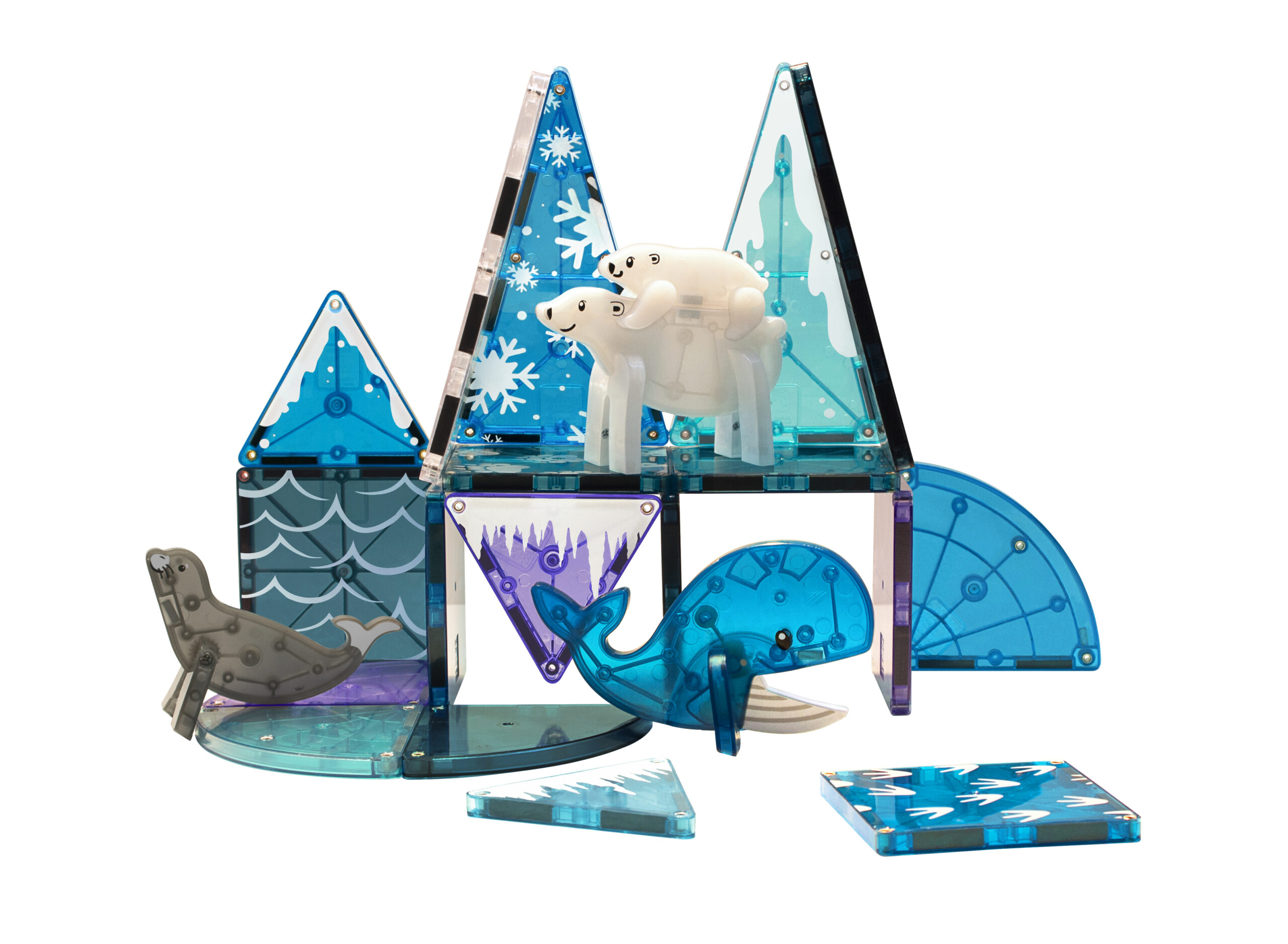 MAGNA-TILES Arctic Animals 25 stuks