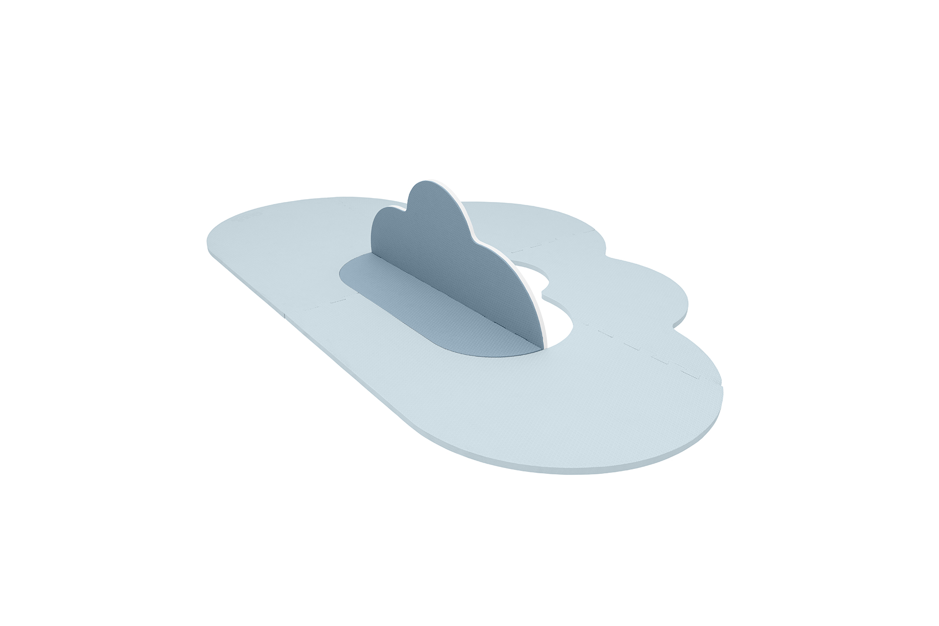 Speelmat cloud small - dusty blue Speelmat cloud small - dusty blue