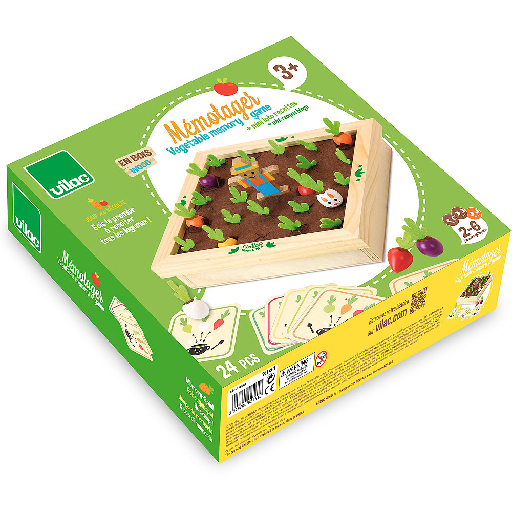 Geheugenspel, in de tuin